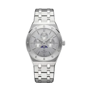 CONTINENTAL Gent's Silver Dial Stainless Steel Bracelet Moonphase Watch 21501-GM101130