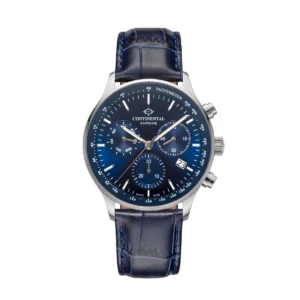 CONTINENTAL Gent's Blue Dial Blue Leather Strap Chronograph 22001.GC158830