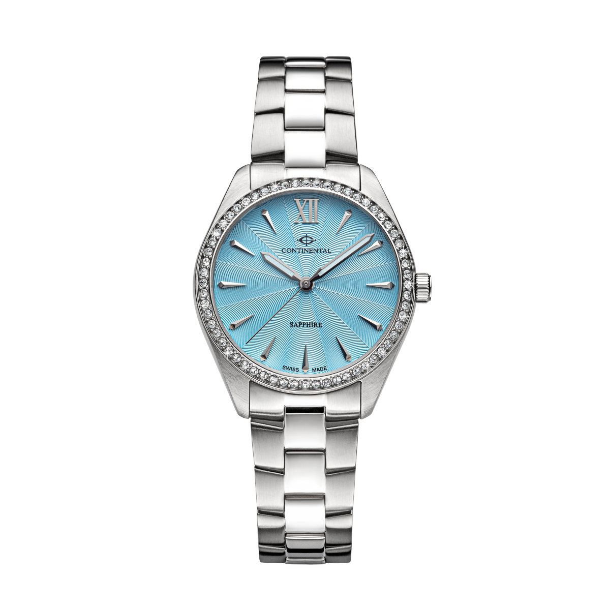 CONTINENTAL Ladies Blue Dial Stainless Steel Bracelet Dress Watch 22508.LT101831
