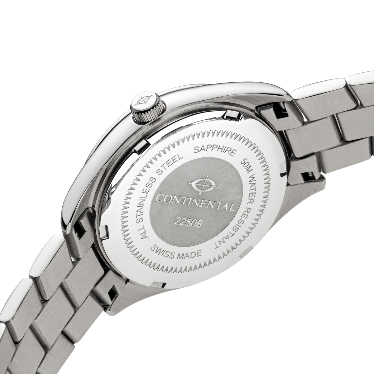 CONTINENTAL Ladies White Dial Two Tone Yellow Gold Stainless Steel Bracelet Dress Watch 22508-LT312131