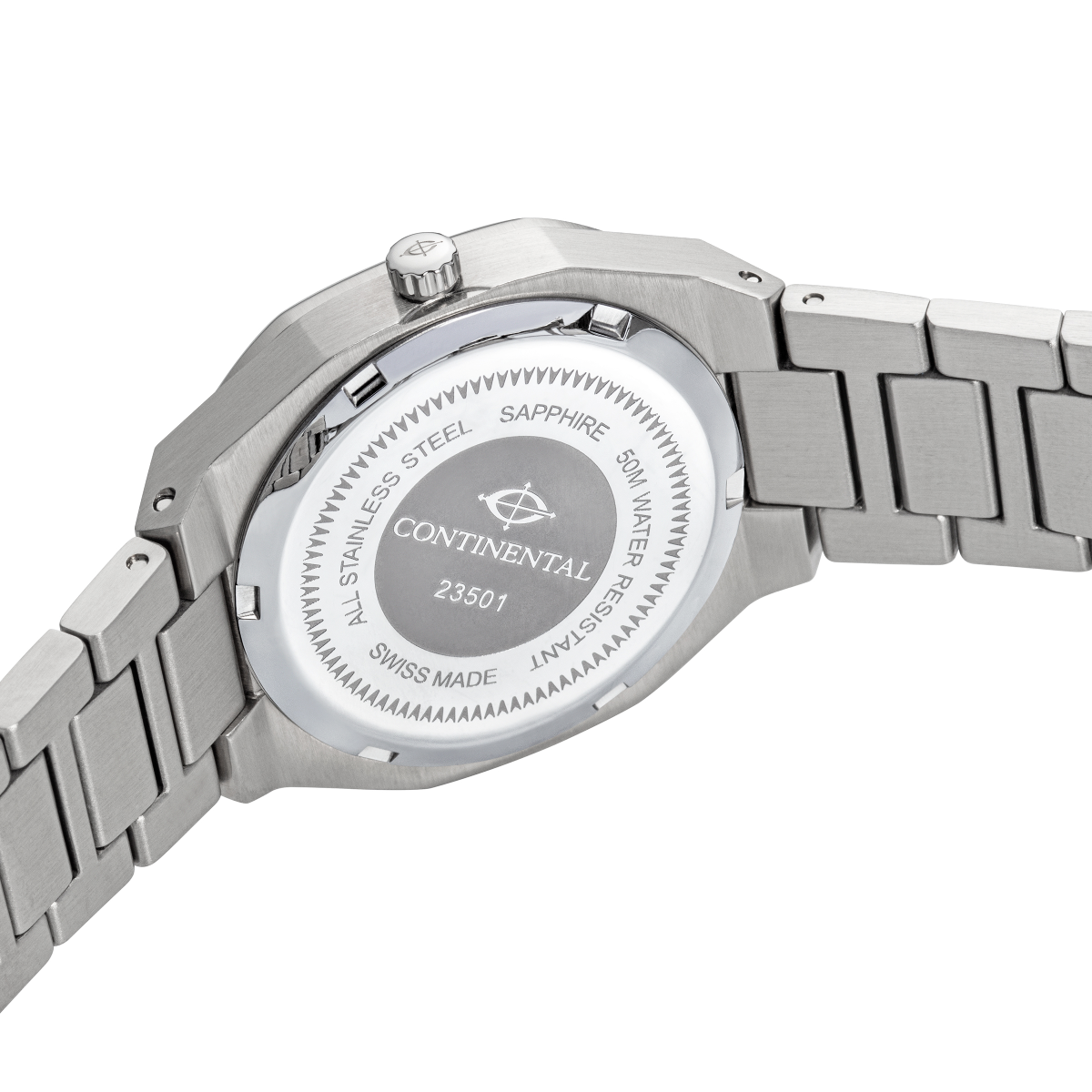 CONTINENTAL Ladies Blue Dial Stainless Steel Bracelet Dress Watch 23501-LD101870