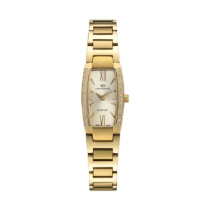 CONTINENTAL Ladies Champagne Dial Yellow Gold PVD Stainless Steel Bracelet Dress Watch 24352-LT202301