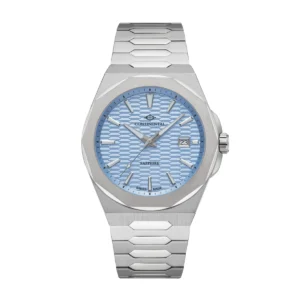 CONTINENTAL Gent's Light Blue Dial Stainless Steel Bracelet Dress Watch 24501-GD101170