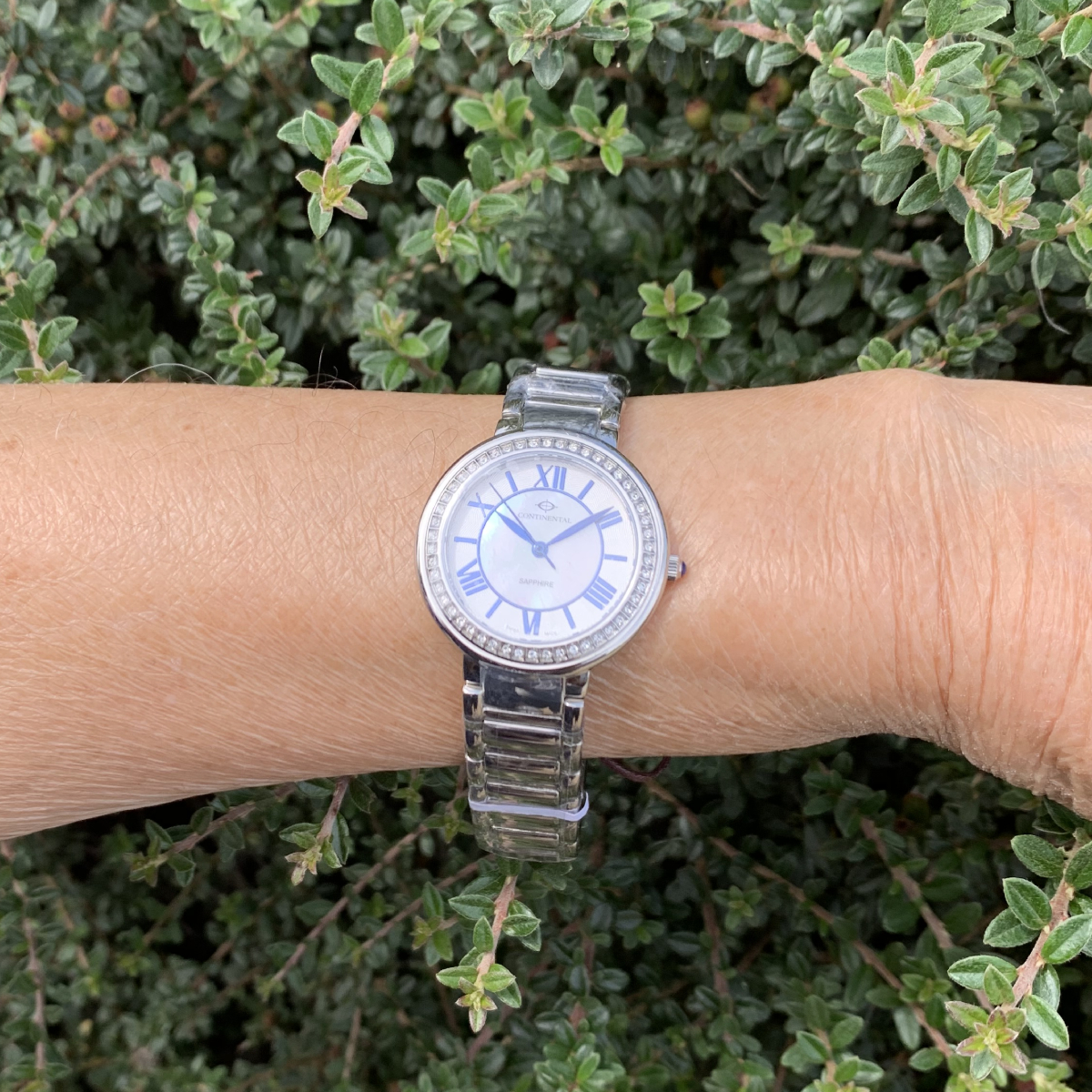 CONTINENTAL Ladies White Dial Stainless Steel Bracelet Dress Watch 16103.LT101511