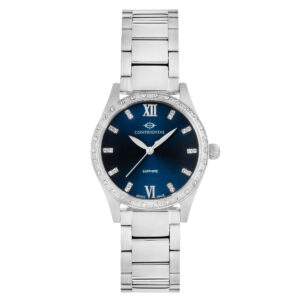 CONTINENTAL Ladies Blue Dial Stainless Steel Bracelet Dress Watch 18101.LT101801