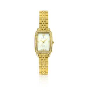 CONTINENTAL Ladies White Dial Yellow Gold Stainless Steel Bracelet Dress Watch 20351.LT202521