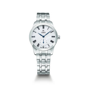 COVER Nobila Ladies White Dial Stainless Steel Bracelet Dress Watch CO195.07