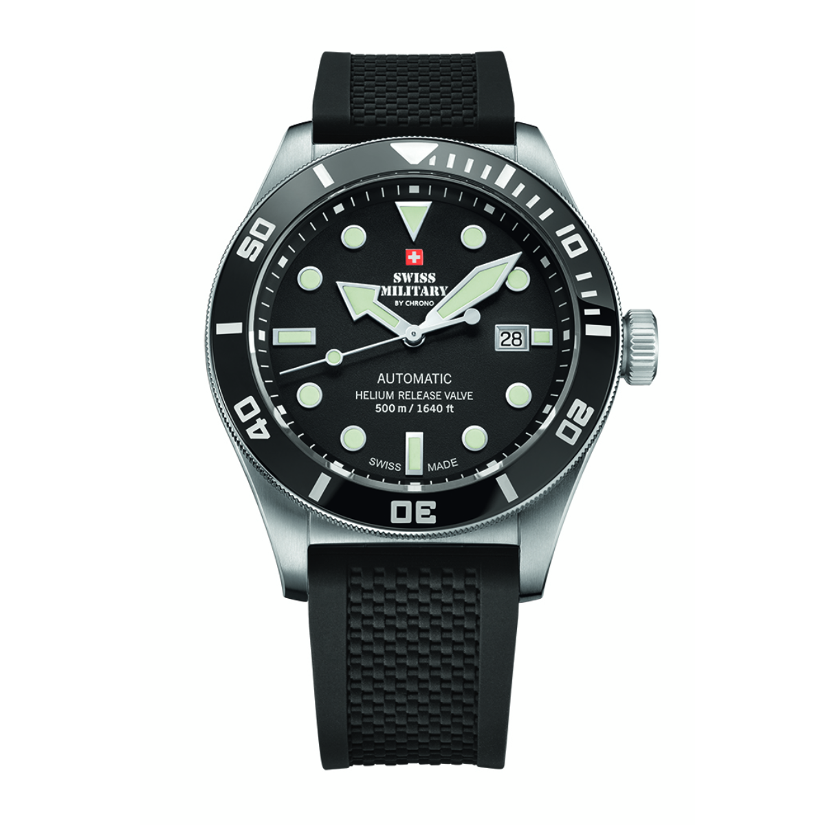 SWISS MILITARY Gent's Automatic 500M Dive Watch SMA34075.06