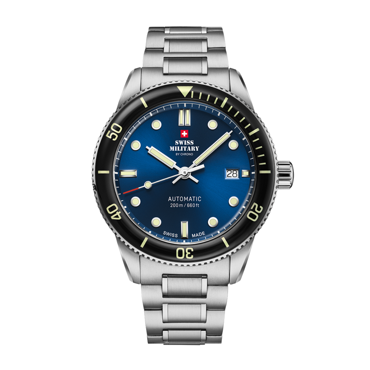 SWISS MILITARY Gent's Automatic 200M Dive Watch SMA34106.02