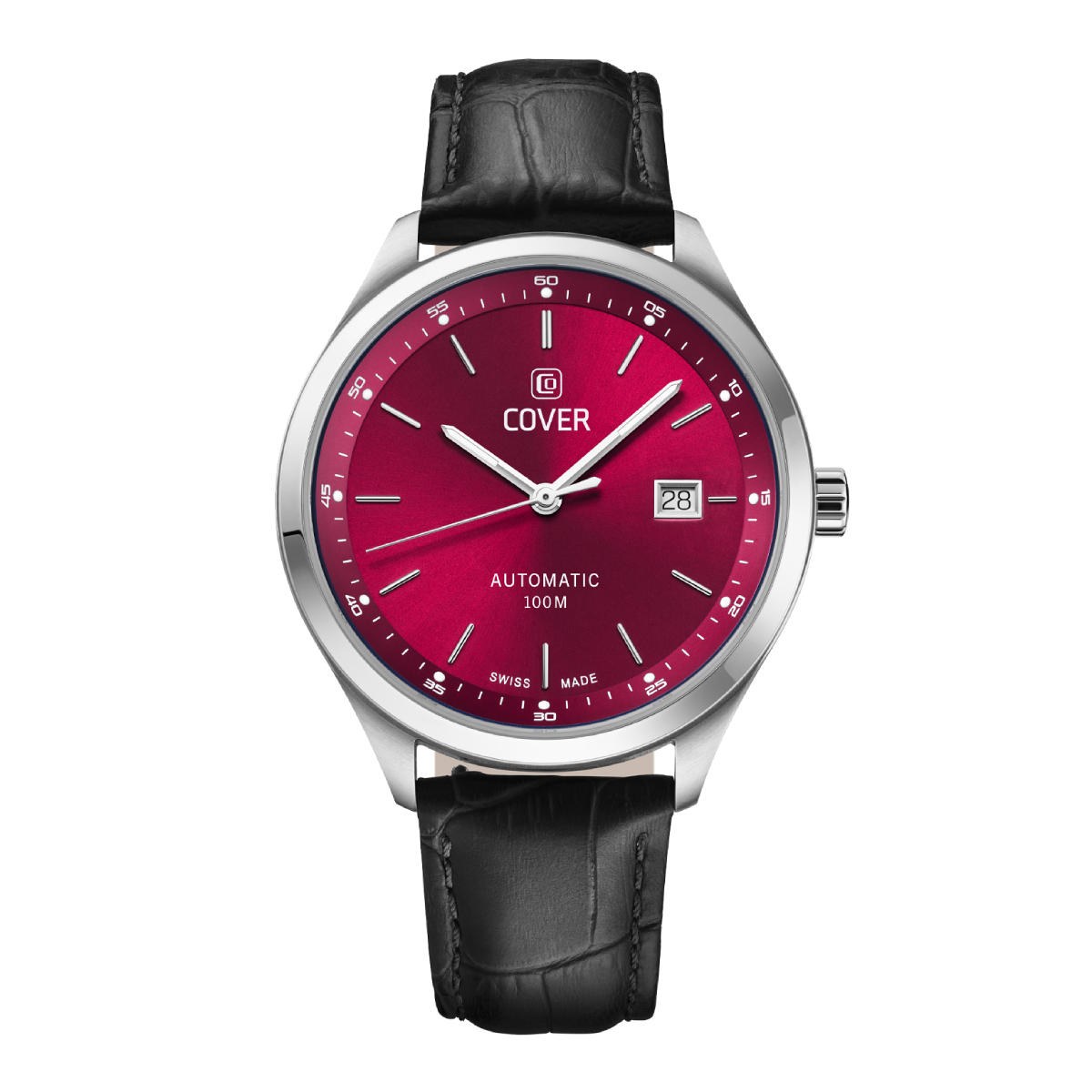 COVER Arena Automatic Gent's Burgundy Dial Sports Watch COA225.07