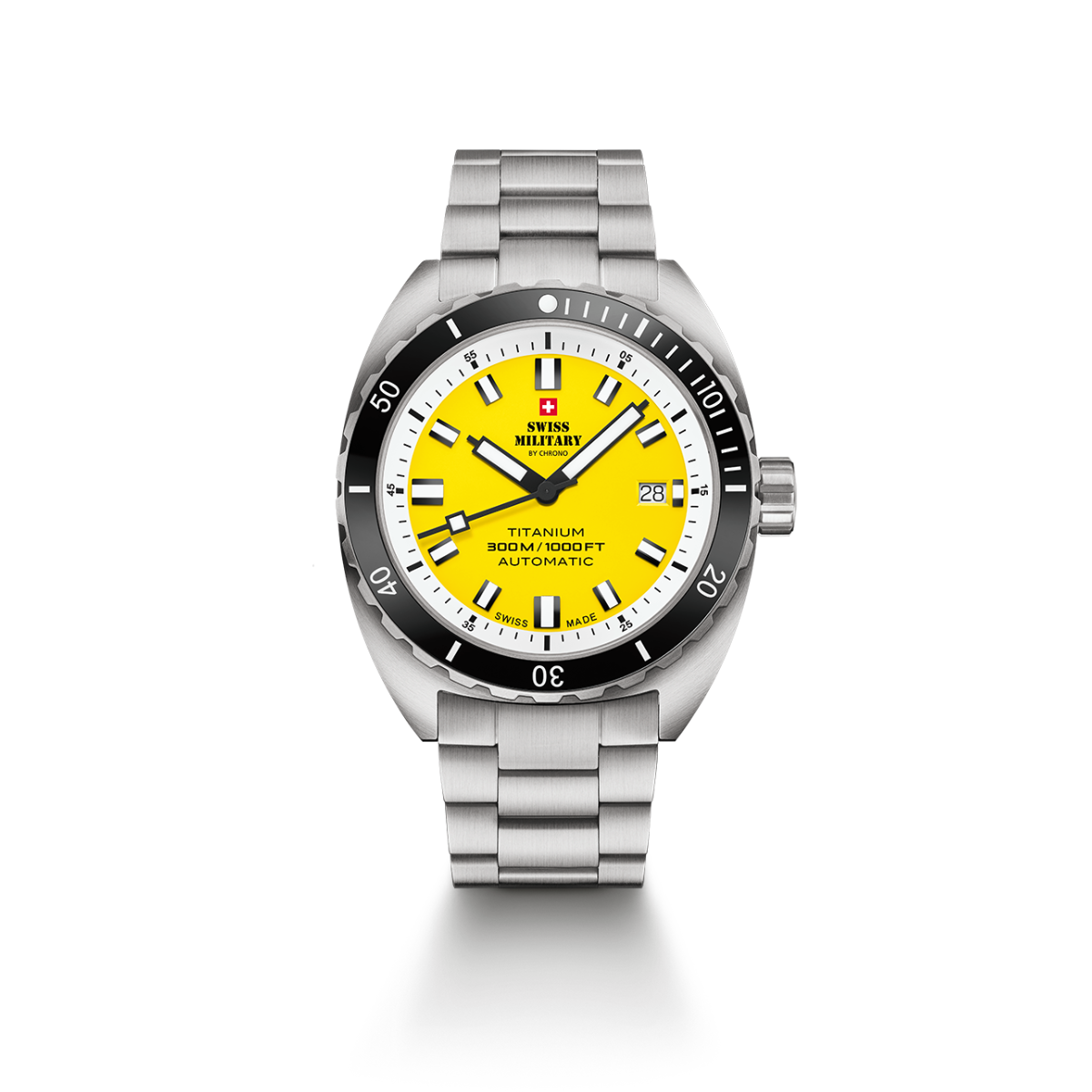 SWISS MILITARY Gent's Automatic 300M Titanium Dive Watch SMA34100.05