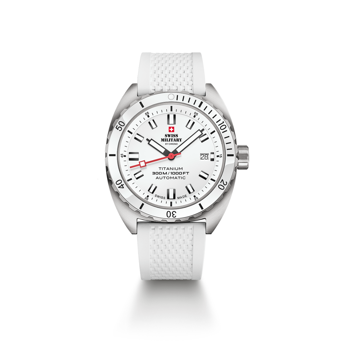 SWISS MILITARY Gent's Automatic 300M Titanium Dive Watch SMA34100.12